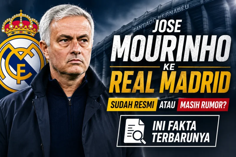 Jose Mourinho ke Real Madrid, Sudah Resmi atau Masih Rumor Ini Fakta Terbarunya.webp